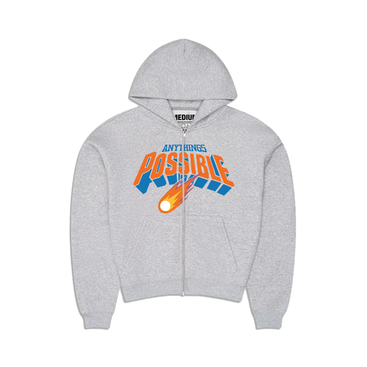 REINTRODUCTION ZIP UP HOODIE