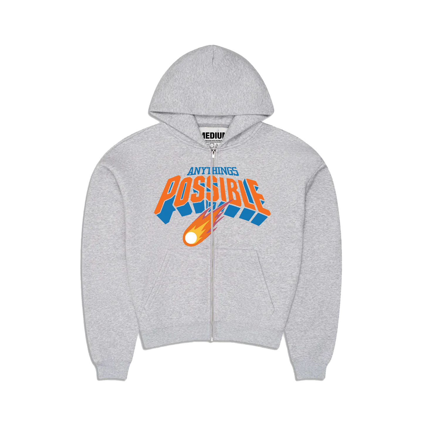 REINTRODUCTION ZIP UP HOODIE