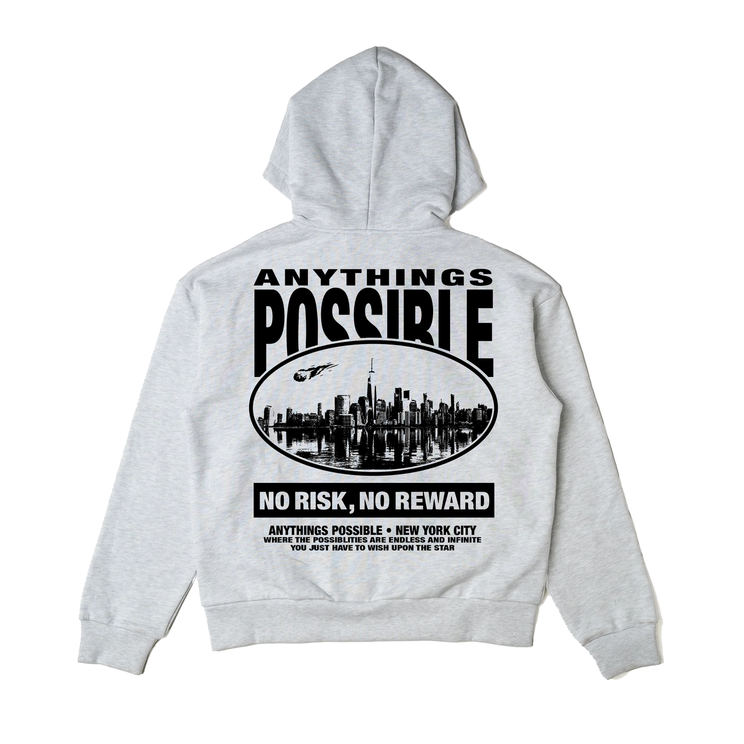 NO RISK, NO REWARD [ZIP-UP HOODIE]