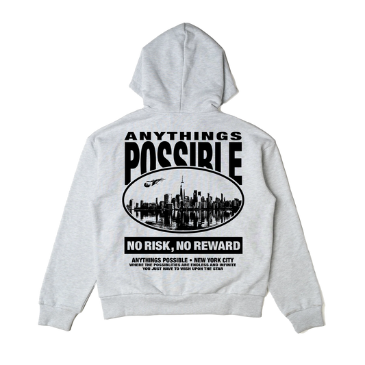 NO RISK, NO REWARD [ZIP-UP HOODIE]